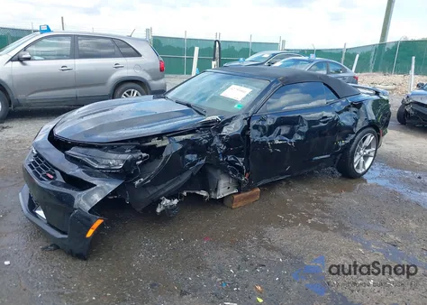 2021 Chevrolet Camaro Rwd 2Lt из США, поврежденный, VIN 1G1FD3DS2M0141114